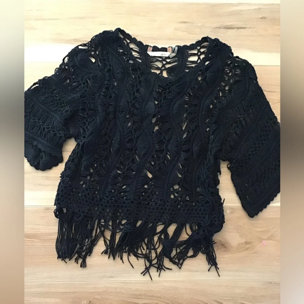 Soft Surroundings Crocheted Top S
